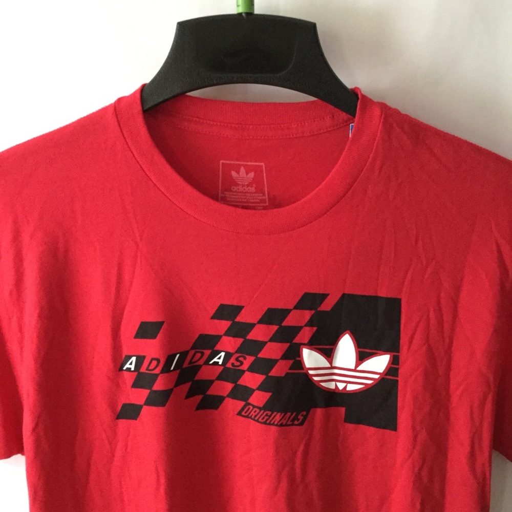 Adidas Men’s Tee T Shirt New Rare Race Car Red S